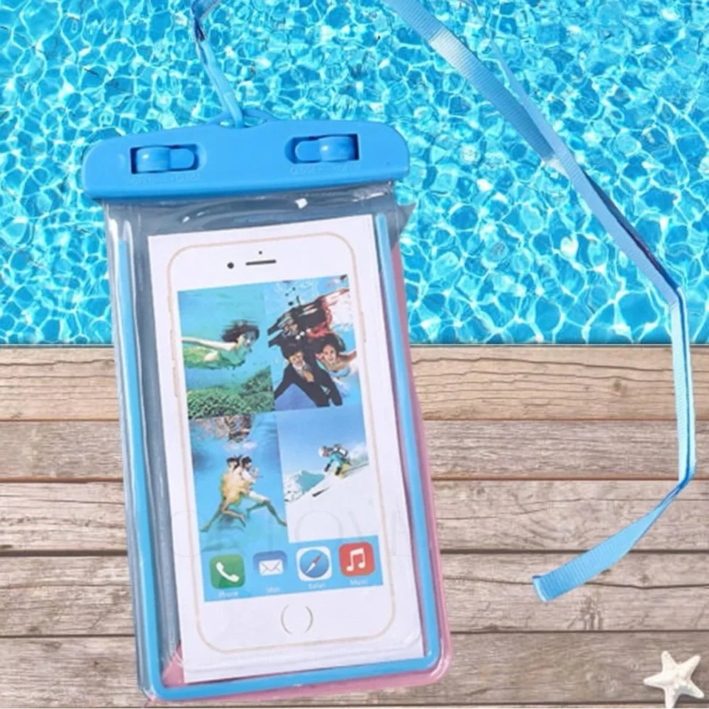 Blue Waterproof Phone Case